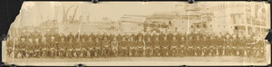 U.S. Coast Guard Cutter TAMPA officers and crew dockside