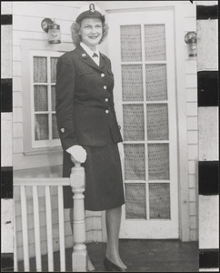 Della Cotton Dunham, cadet at Coast Guard Training Station