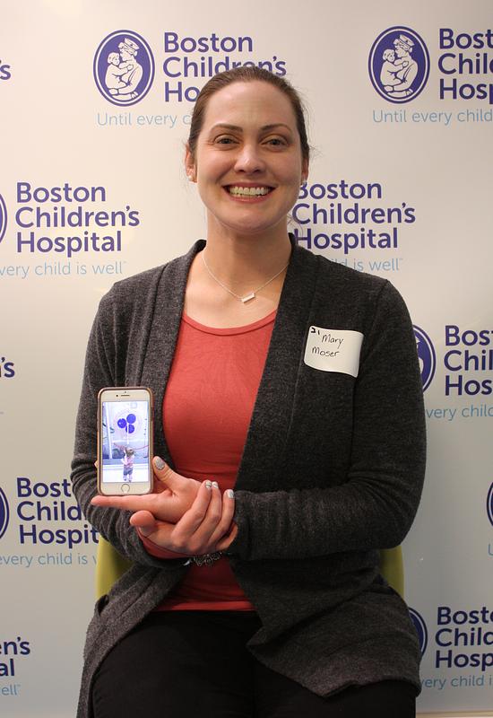 Mary T. Moser at the Boston Children's Hospital Photo Sharing Event