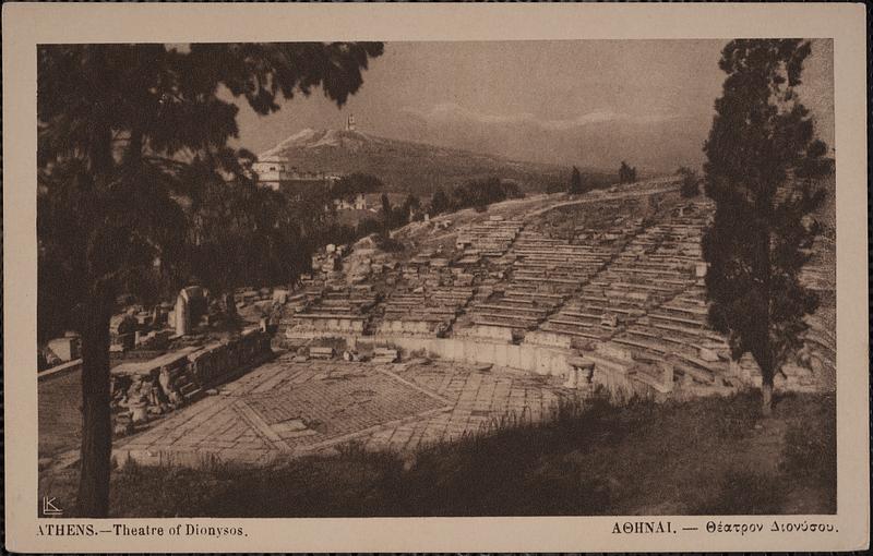 Athens - Theatre of Dionysos - Digital Commonwealth