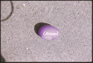 Easter egg reading "Edmund"