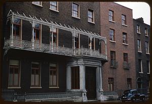 House with iron rail, Dublin, Ireland