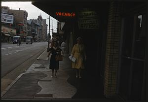 Philomena Lombardi on Pacific Avenue, Atlantic City, New Jersey