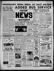 Milton Mattapan News, April 03, 1947