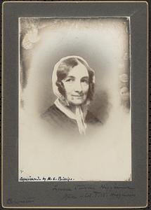 Louisa Storrow Higginson, mother of Col. T. W. Higginson