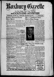 Roxbury Gazette and South End Advertiser, December 10, 1954