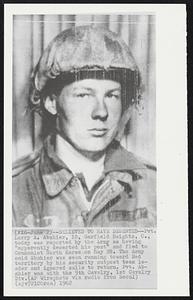 Believed To Have Deserted--Pvt. Larry A. Abshier, 18, Garfield Heights, O., today was reported by the Army as having “apparently deserted his post” and fled to Communist North Korea on May 28. The Army said Abshier was seen running toward Red territory by his security outpost team leader and ignored calls to return. Pvt. Abshier was with the 9th Cavalry, 1st Cavalry Div.