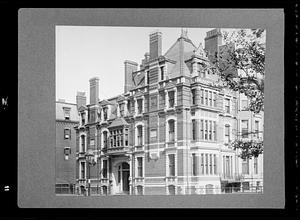 Copy negative of photo of 261 Clarendon Street, Boston, Massachusetts