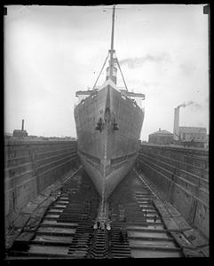 SS Leviathan - dry dock
