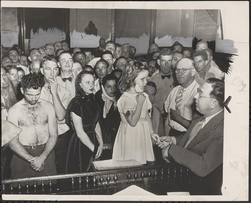 Angry crowd at attack hearing