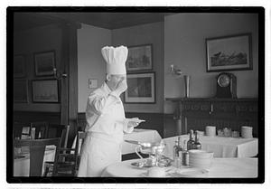 Max Hofer, pres. Of Epicurean Club and chef of the Union Club