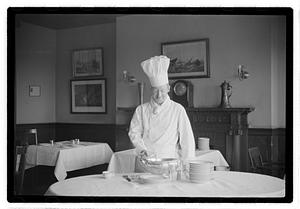 Max Hofer, pres. Of Epicurean Club and chef of the Union Club