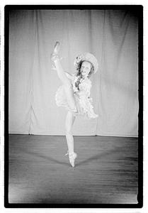 Girl ballet dancer in costume