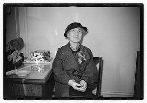 Mrs. Townsend, wife of Townsend old age plan