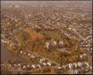 Aerial photo of Boston