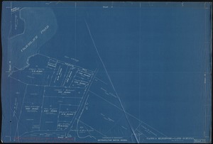 Metropolitan Water Works, Wachusett Reservoir, land surveys, sheet 17, index plan to photographs of real estate, Clinton, Mass., ca. 1896-1898