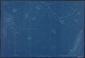 Metropolitan Water Works, Wachusett Reservoir, land surveys, sheet 31, index plan to photographs of real estate, Clinton, Mass., March 1896