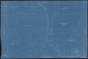 Metropolitan Water Works, Wachusett Reservoir, land surveys, sheet 48, index plan to photographs of real estate, Sterling, Mass., ca. 1896-1898