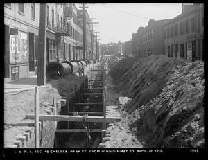 Distribution Department, Low Service Pipe Lines, Section 46, Park Street from Winnisimmet Square, Chelsea, Mass., Sep. 13, 1919