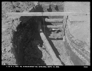 Distribution Department, Low Service Pipe Lines, Section 46, Winnisimmet Square, Chelsea, Mass., Sep. 13, 1919