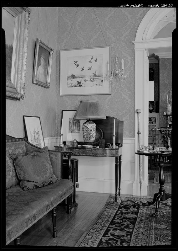 Clark House, Salem: interior