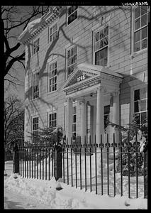 Marblehead, Lee Mansion, snow