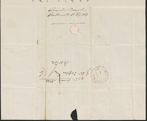 Charles Vaughan to George Coffin, 13 September 1837