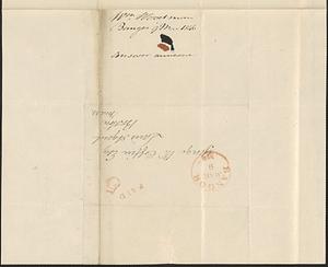 William Woodman to George Coffin, 9 March 1846