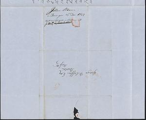 John Winn to George Coffin, 20 December 1849