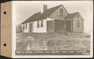 John H. Cleary, house, Rutland, Mass., Nov. 17, 1943