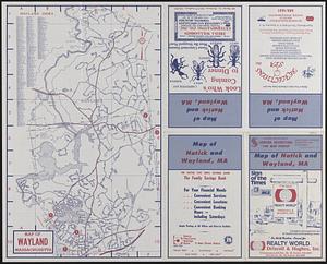 Map Of Natick And Wayland, Massachusetts - Digital Commonwealth