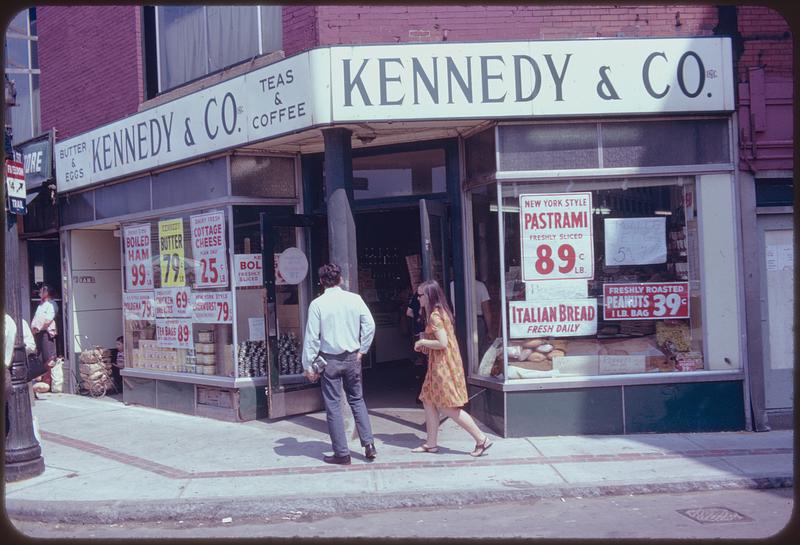 Kennedy & Co. storefront, Hanover Street, Boston - Digital Commonwealth