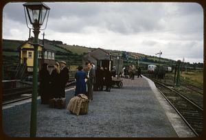 Railroad station, Balafonte, Castleisland, Ireland