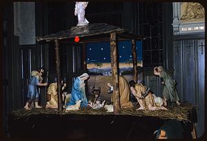Christmas scene, St. Benedict's