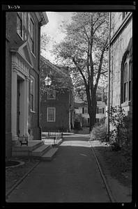 Vista in the Harvard Yard, Cambridge