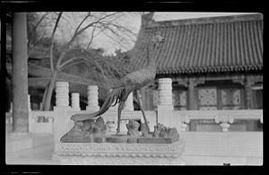 Statue of Phoenix, representing the Empress, at the Summer Palace, Peking