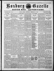 Roxbury Gazette and South End Advertiser, February 11, 1893
