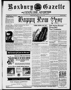 Roxbury Gazette and South End Advertiser, December 29, 1960
