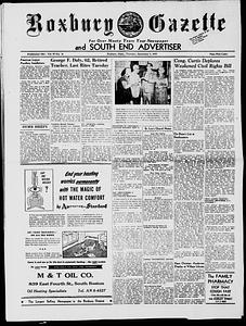 Roxbury Gazette and South End Advertiser, September 05, 1957