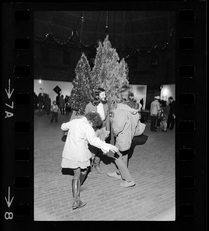 Christmas-time dancing in Cyclorama, South End