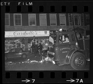 Harvard Square anti-war riot