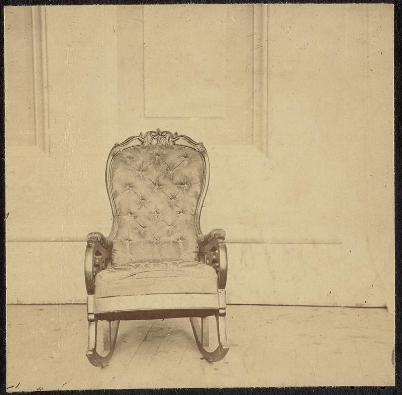 The chair Lincoln sat in when he was shot