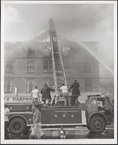 Fire in Railroad Square