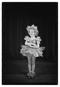 Girl dancer in costume