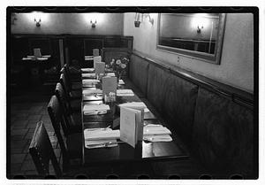 Empty restaurant