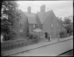The House of the Seven Gables, Turner Street, Salem, Mass. Taken from a window across the street.