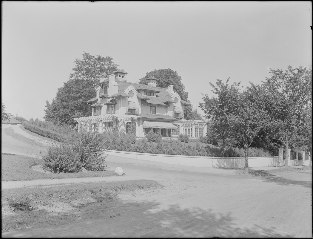 Johnson Home, Commonwealth Avenue, Chestnut Hill Digital Commonwealth