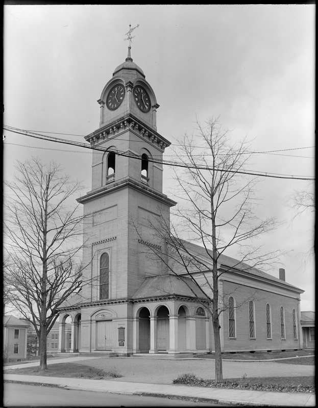 The First Parish in Waltham (Unitarian), School Street, Waltham, Mass.