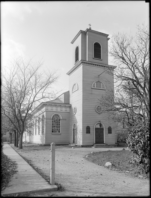 Left wing of Old Christ Church, Garden Street, Cambridge, Mass.