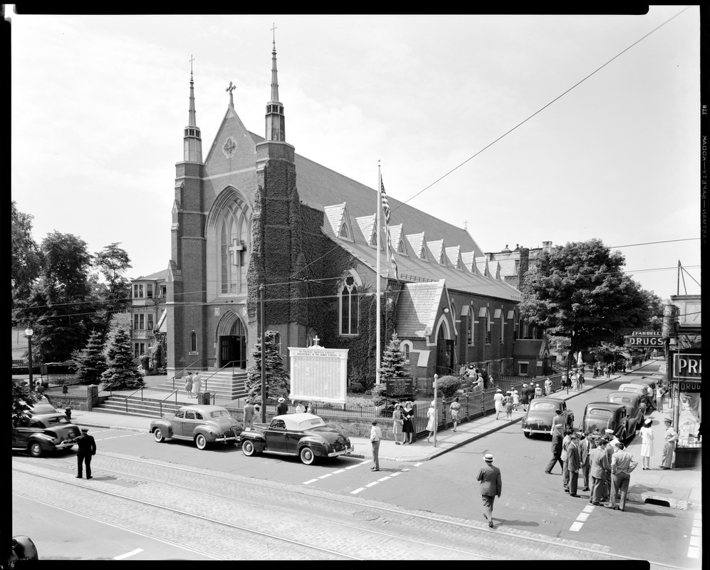 Going into St. Thomas Aquinas Church